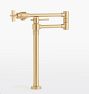 West Slope Cross Handle Deck Mount Pot Filler