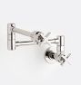 West Slope Cross Handle Wall Mount Pot Filler
