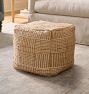 Interlaced Woven Pouf
