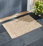 Two-Tone Handspun Jute Doormat