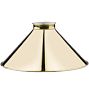 8" Brass Reflector Cone Shade - Unlacquered Brass