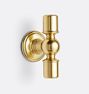 Eloise Cabinet Knob, Aged Brass