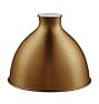 Industrial Brass 7" Dome Shade, Heritage Brass