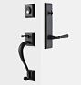 Coleman Octagonal Lever Exterior Door Hardware Tube Latch Set, Oil-Rubbed Bronze Right 2.375"
