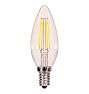 LED Filament B10 Clear 4.5W 40WE Bulb - Candelabra Base, Candelabra Base