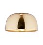 Dekum 11" Aged Brass Dome Shade