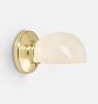 Foster 2-1/4" Fitter Sconce, Aged Brass - No Shade