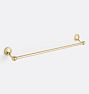 Ellis 24" Towel Bar, Aged Brass
