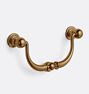 Hans Drawer Pull, 4" - Heritage Brass