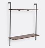 Holgate Walnut Modular 2-Shelf 60" Media Stand with 72" Rails