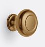 Howell Cabinet Knob, Heritage Brass