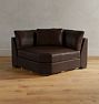 Sublimity Leather Wedge Corner Sectional Component, Classic - Hollis Cocoa