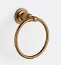 Rigdon Towel Ring, Heritage Brass