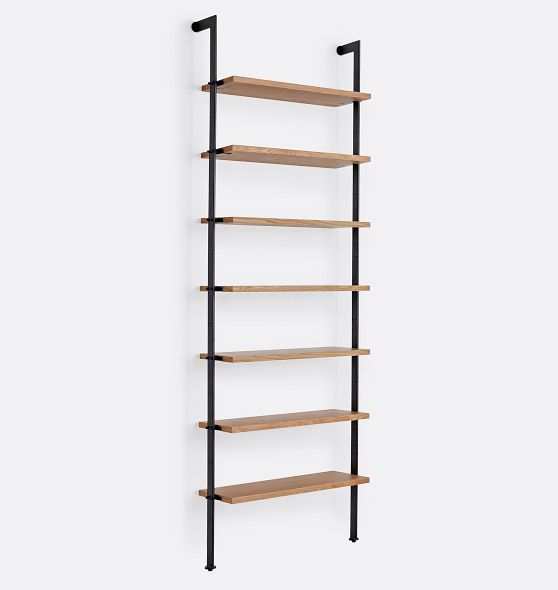 Holgate 96" Rail Single Wall Shelf Set