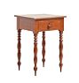 Vintage Traditional Wooden Nighstand with Turned Legs