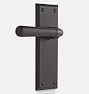 Putman Classic Lever Tube Latch Interior Door Set, Oil-Rubbed Bronze Plain