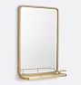Hanford Mirror, 17" x 25" - Aged Brass
