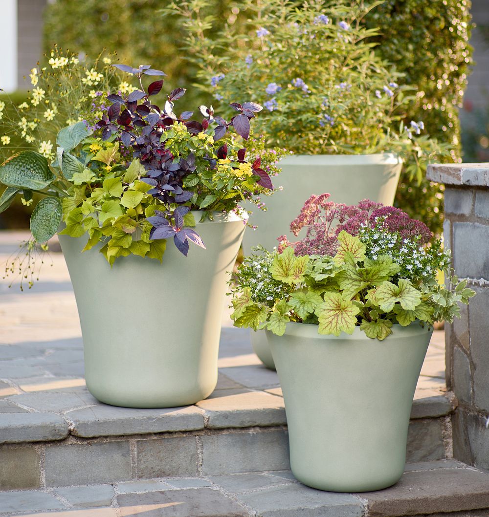 Peyton Ficonstone Planters by Rejuvenation
