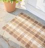Plaid Jute Doormat