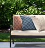 Woven Checkered Outdoor Pillow