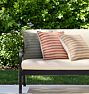 Woven Striped Outdoor Pillow