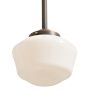 Pendant with Vintage Schoolhouse Shade
