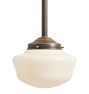Pendant with Vintage Schoolhouse Shade