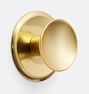 Dish Cabinet Knob with Round Backplate