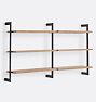 Holgate Double Modular Shelf Set with 36" Rails