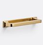 Large Mission Drawer Pull with Rectangle Backplate