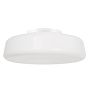 14" Opal Low Profile Schoolhouse Drum Shade, 6" Fitter