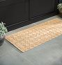 Woven Diamond Jute Doormat