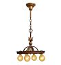 Vintage Chandelier Romance Revival 4 Light Bare Bulb Ring