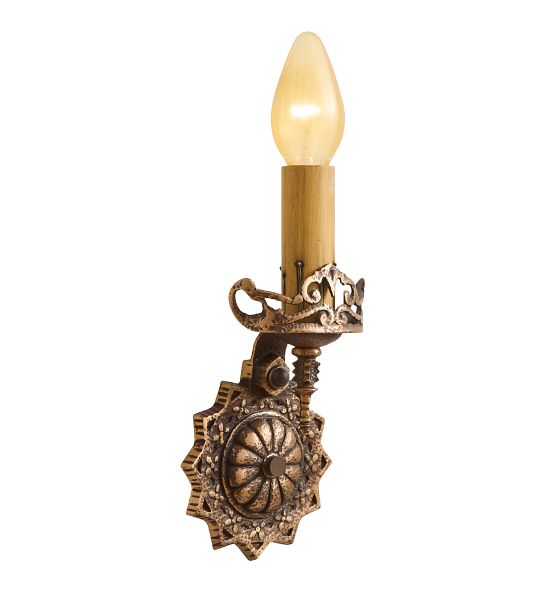 Vintage Gothic Revival Double Candle Sconce | Rejuvenation