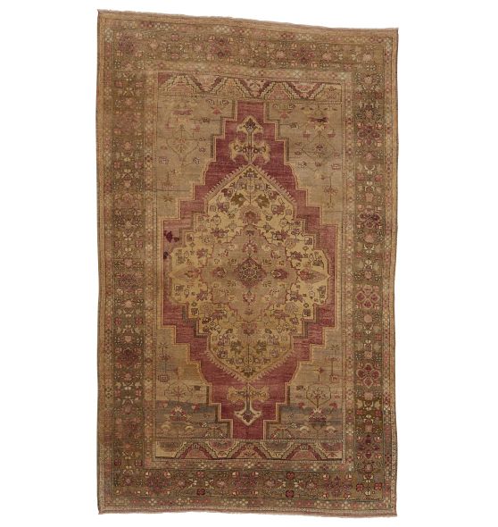 Vintage Hand-Knotted Turkish Rug - 5' x 8' | Rejuvenation