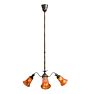 Vintage Chandelier Victorian 3-Arm Electric Copper Flashed