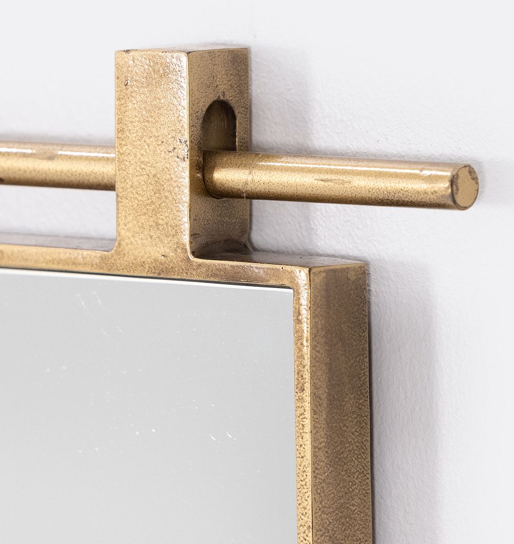 Lawson Metal Frame Bracket Mirror by Rejuvenation