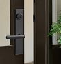 Maverick Bronze Exterior Door Hardware Tube Latch Set