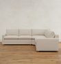Roswell 3-Piece Double Sofa With Wedge Corner