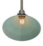 Vintage Traditional Pendant with Green Shade