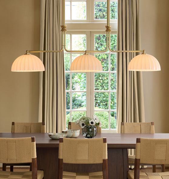 Enzo 60" Triple Linear Chandelier by Rejuvenation