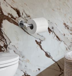 Vintage Chrome Toilet Paper Holder