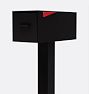 Post & Porch Malone Post-Mounted Mailbox, Black