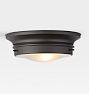 Eastmoreland 8" LED Flush Mount, Oil-Rubbed Bronze - Clear - 2700K