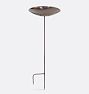 Antiqued Copper Birdbath, Garden Stake