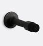 Fulton Wall Mount Doorstop, Charcoal Bronze
