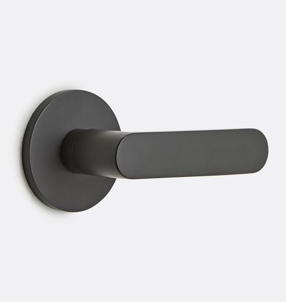 Bowman Round Interior Door Hardware Tube Latch Set With Lever