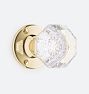 Door set Tate int tubular knob crystal octagon dummy UN