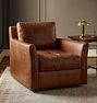 Hastings Leather Swivel Chair