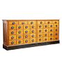 Vintage Traditional Extra Large 40 Drawer Apothecary Cabinet